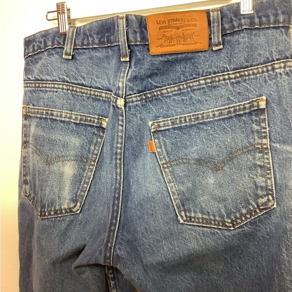 Vintage Levi’s Strauss Jeans 532 Orange Tab Size 36x32 Blue Made In USA 1983 - Picture 3 of 16